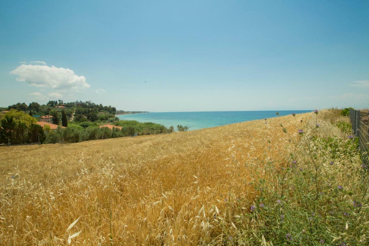 Magnificent Seascape Villa On A Secluded Beach Nea Moudania Extérieur photo